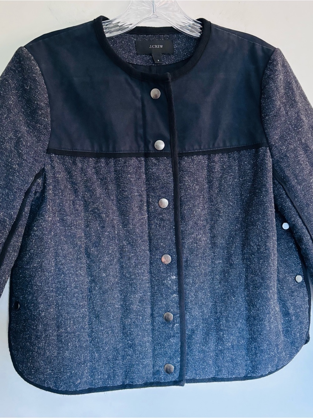 J. Crew Jacket with Front/Side Snaps EUC
